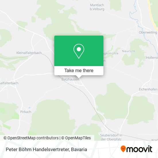 Peter Böhm Handelsvertreter map