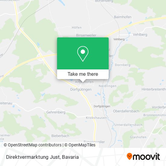 Direktvermarktung Just map