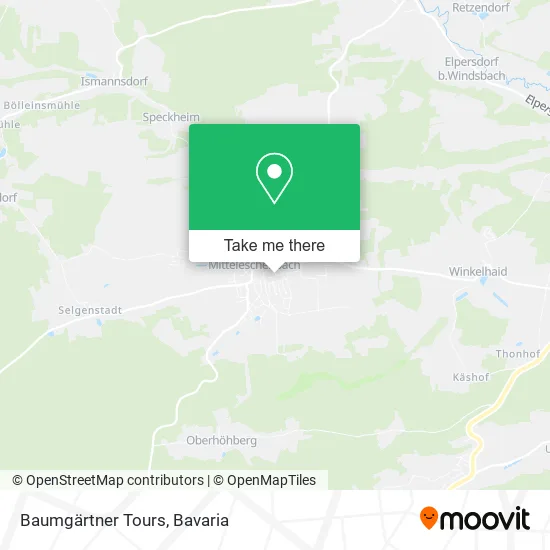Карта Baumgärtner Tours