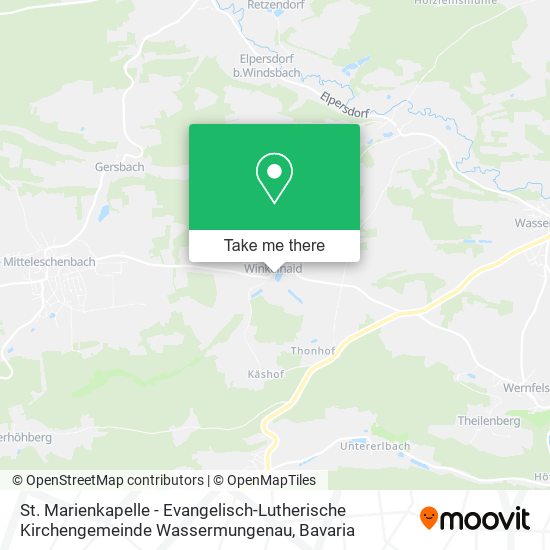 Карта St. Marienkapelle - Evangelisch-Lutherische Kirchengemeinde Wassermungenau