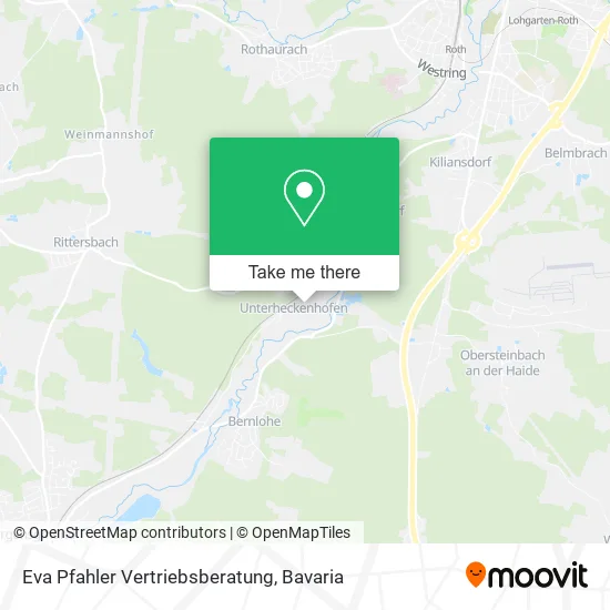 Карта Eva Pfahler Vertriebsberatung