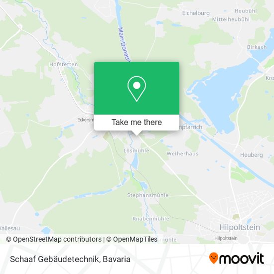 Schaaf Gebäudetechnik map