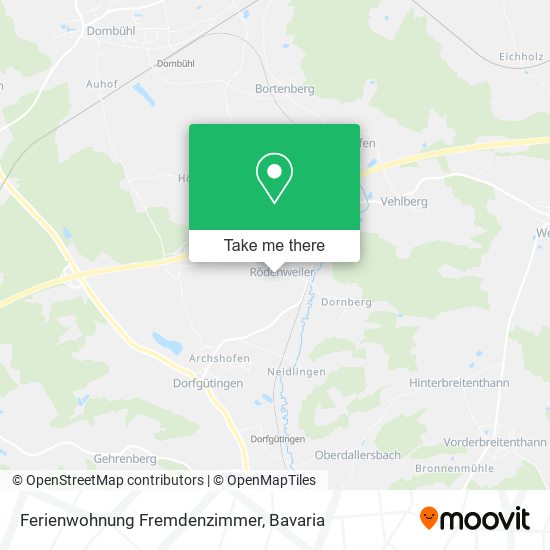 Ferienwohnung Fremdenzimmer map