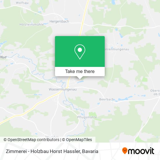 Zimmerei - Holzbau Horst Hassler map