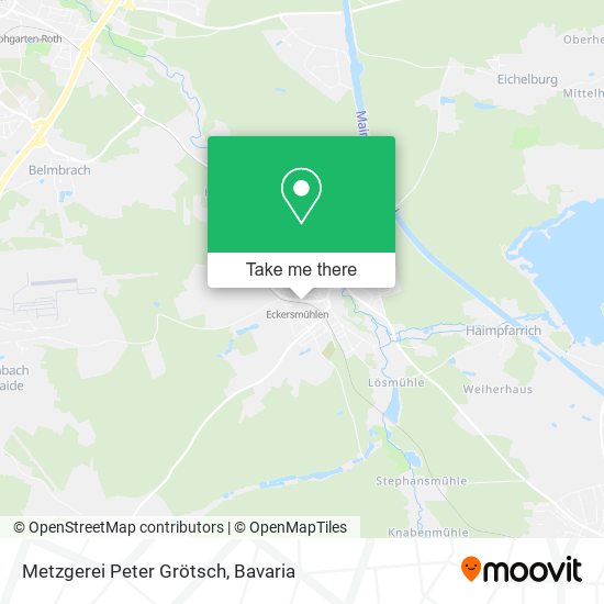 Metzgerei Peter Grötsch map