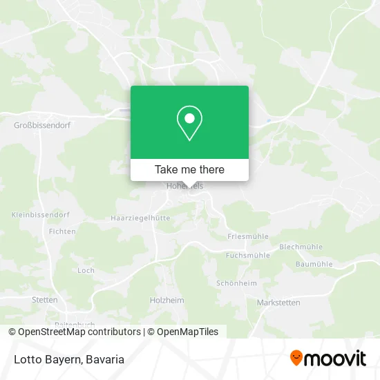Lotto Bayern map