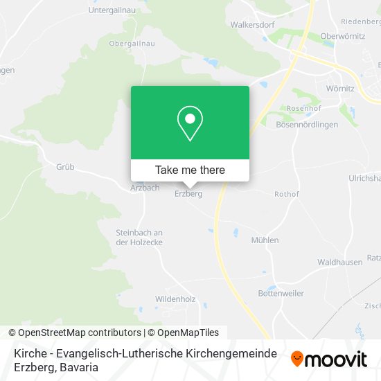 Kirche - Evangelisch-Lutherische Kirchengemeinde Erzberg map