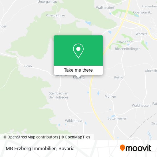 MB Erzberg Immobilien map