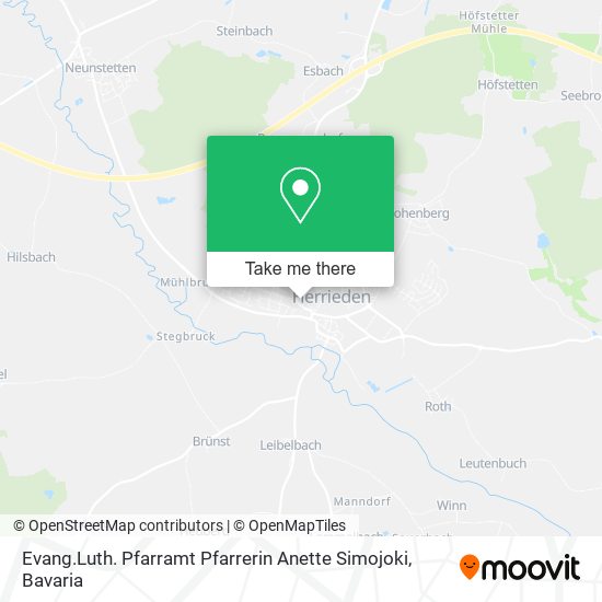 Evang.Luth. Pfarramt Pfarrerin Anette Simojoki map