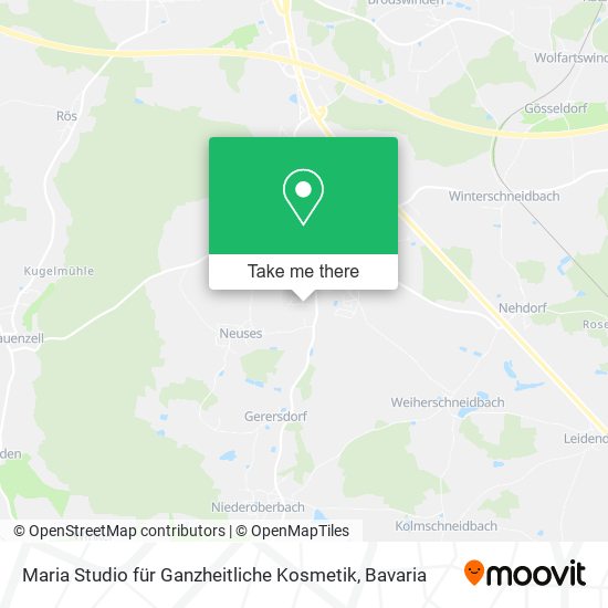 Maria Studio für Ganzheitliche Kosmetik map