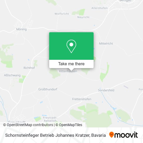 Schornsteinfeger Betrieb Johannes Kratzer map