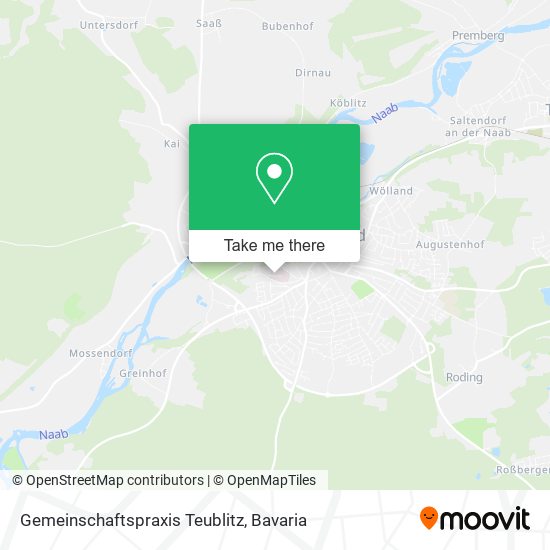 Карта Gemeinschaftspraxis Teublitz