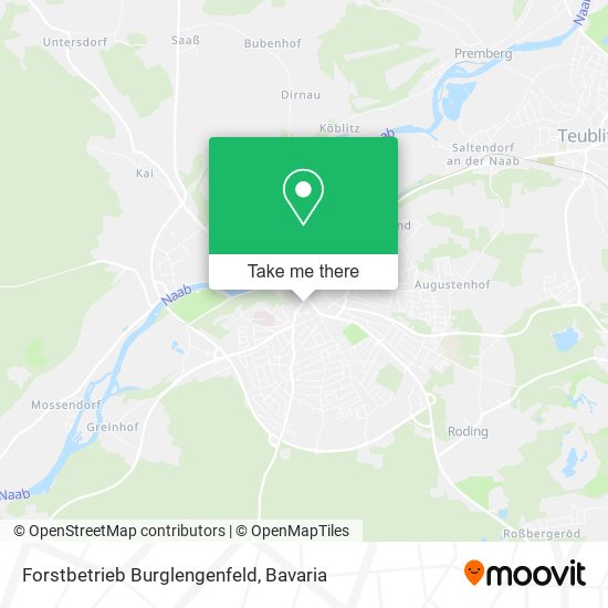 Forstbetrieb Burglengenfeld map
