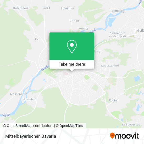 Карта Mittelbayerischer