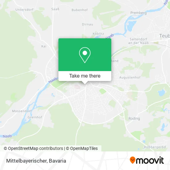 Карта Mittelbayerischer