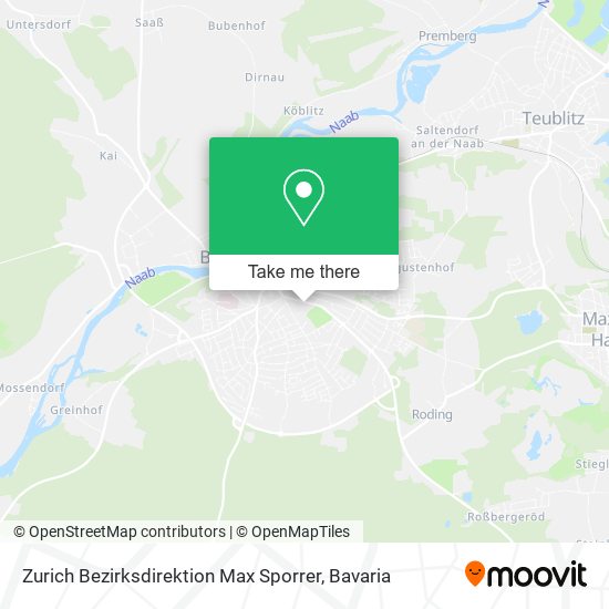 Карта Zurich Bezirksdirektion Max Sporrer