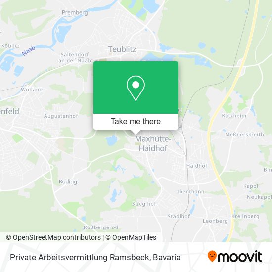 Private Arbeitsvermittlung Ramsbeck map