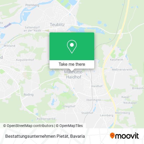 Bestattungsunternehmen Pietät map