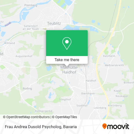 Карта Frau Andrea Dusold Psycholog