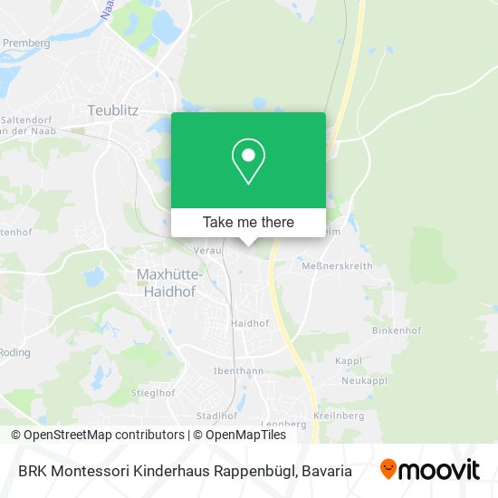 BRK Montessori Kinderhaus Rappenbügl map