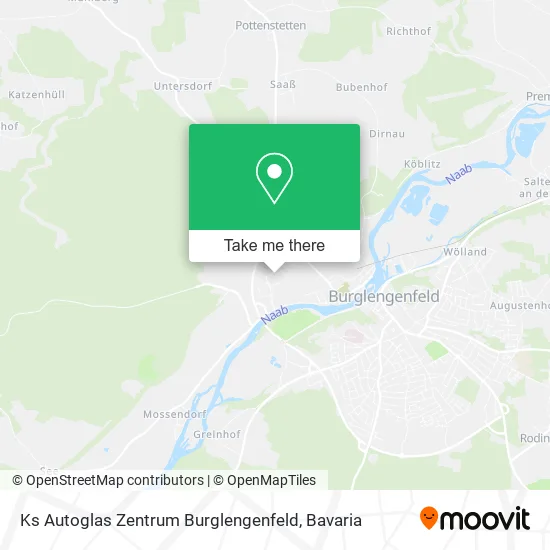 Карта Ks Autoglas Zentrum Burglengenfeld