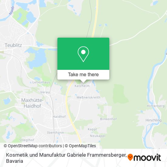 Kosmetik und Manufaktur Gabriele Frammersberger map