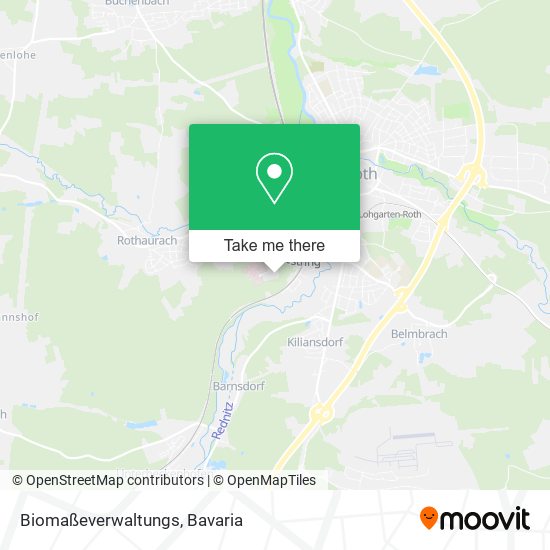 Biomaßeverwaltungs map