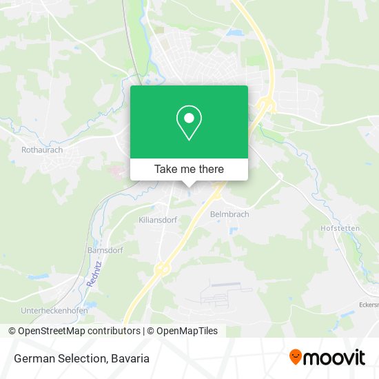 German Selection map