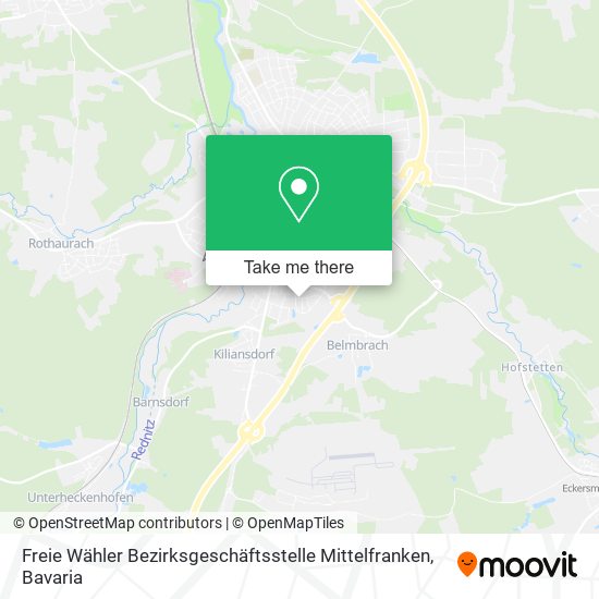 Freie Wähler Bezirksgeschäftsstelle Mittelfranken map
