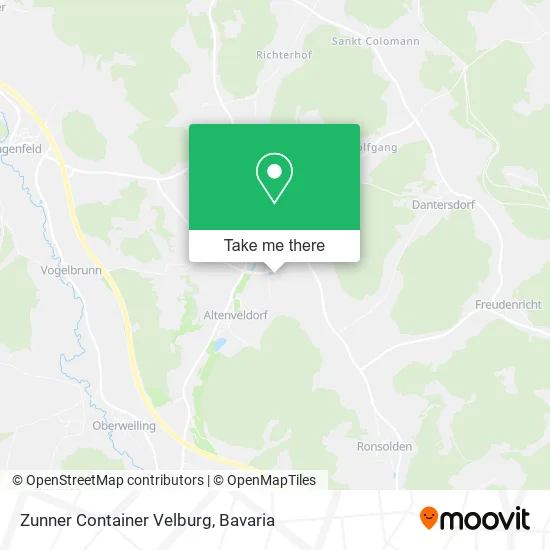 Карта Zunner Container Velburg