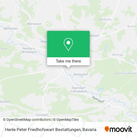 Henle Peter Friedhofswart Bestattungen map