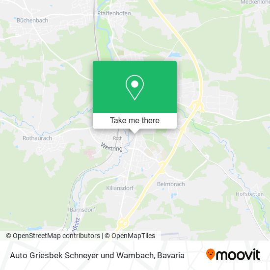 Auto Griesbek Schneyer und Wambach map