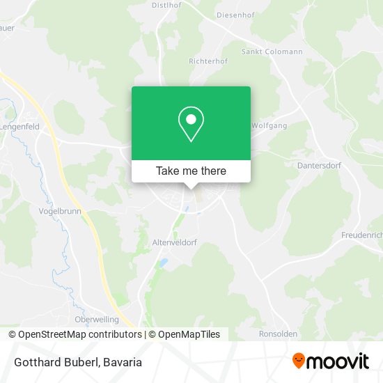 Карта Gotthard Buberl