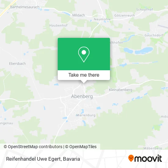 Карта Reifenhandel Uwe Egert