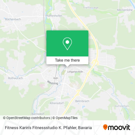 Карта Fitness Karin's Fitnessstudio K. Pfahler