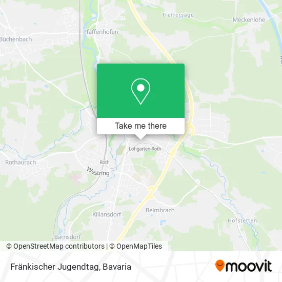 Карта Fränkischer Jugendtag