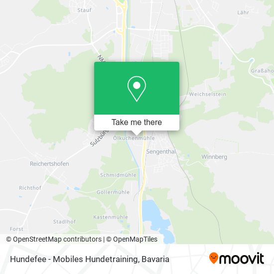 Hundefee - Mobiles Hundetraining map