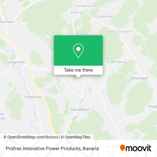 Prüfrex Innovative Power Products map