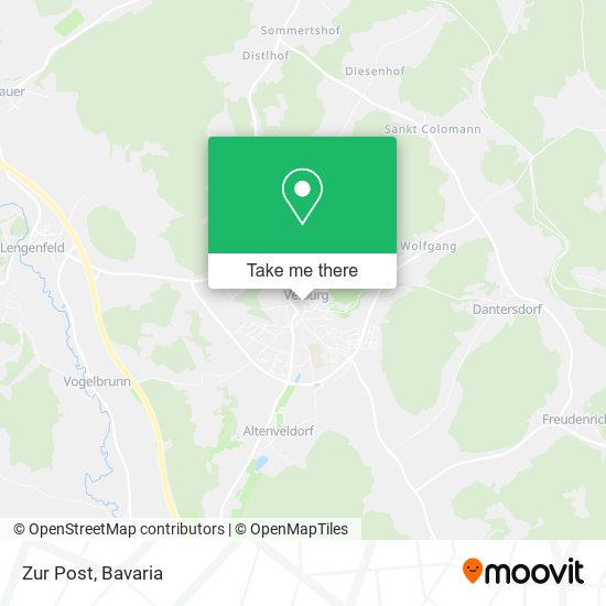 Zur Post map