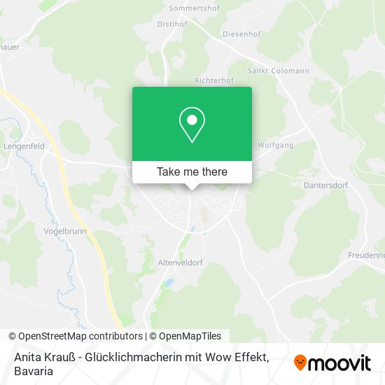 Anita Krauß - Glücklichmacherin mit Wow Effekt map