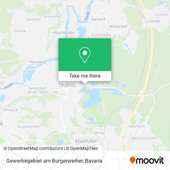 Карта Gewerbegebiet am Burgerweiher