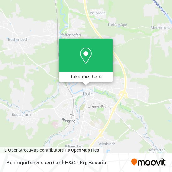 Baumgartenwiesen GmbH&Co.Kg map