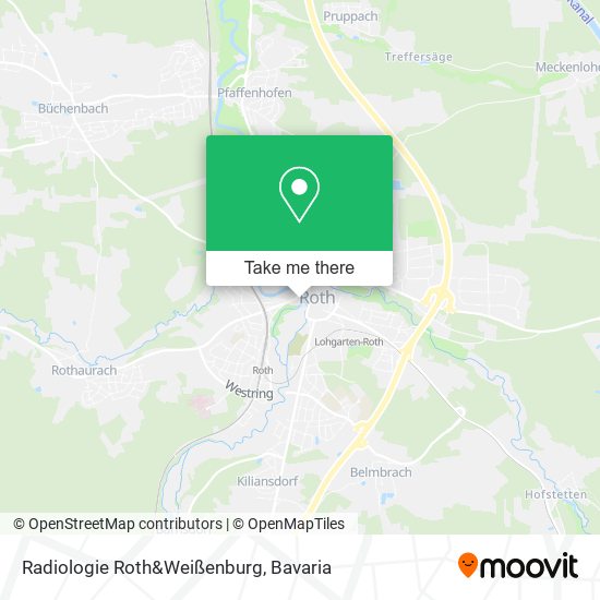 Radiologie Roth&Weißenburg map