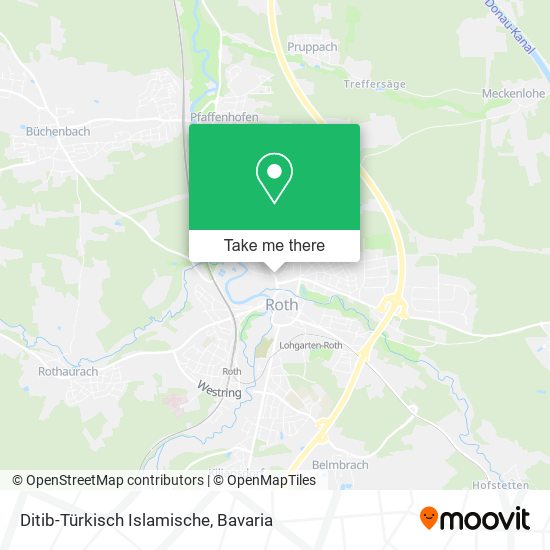 Ditib-Türkisch Islamische map