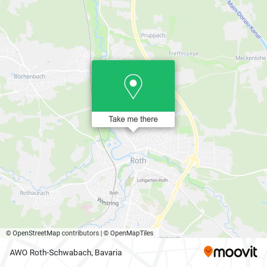 Карта AWO Roth-Schwabach
