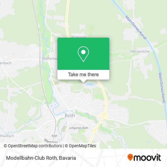 Карта Modellbahn-Club Roth