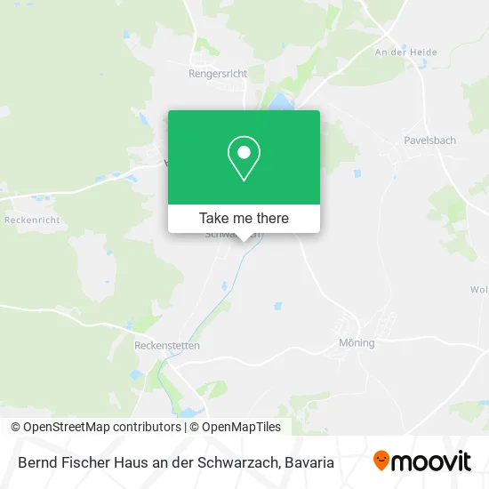 Карта Bernd Fischer Haus an der Schwarzach