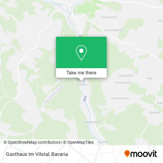Карта Gasthaus im Vilstal