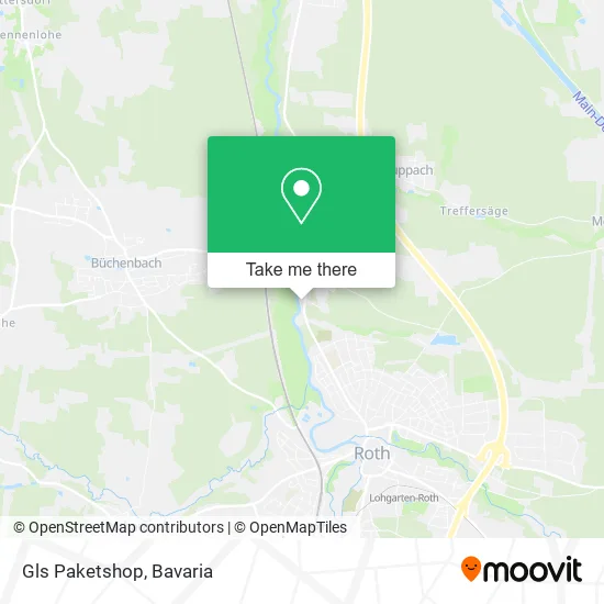 Карта Gls Paketshop