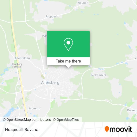 Hospicall map